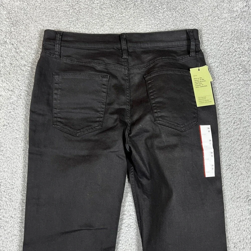 Goodfellow Jeans Mens 30x32 Black New Total Flex Stretch Denim Straight